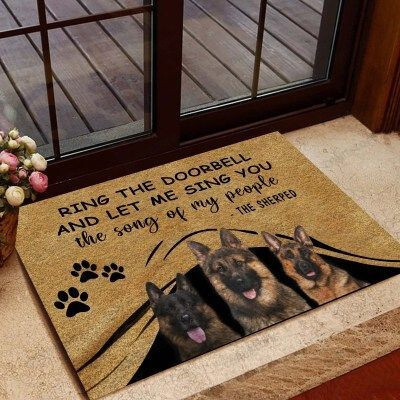 The Sherped Ring The Doorbell Funny Outdoor Indoor Wellcome Doormat