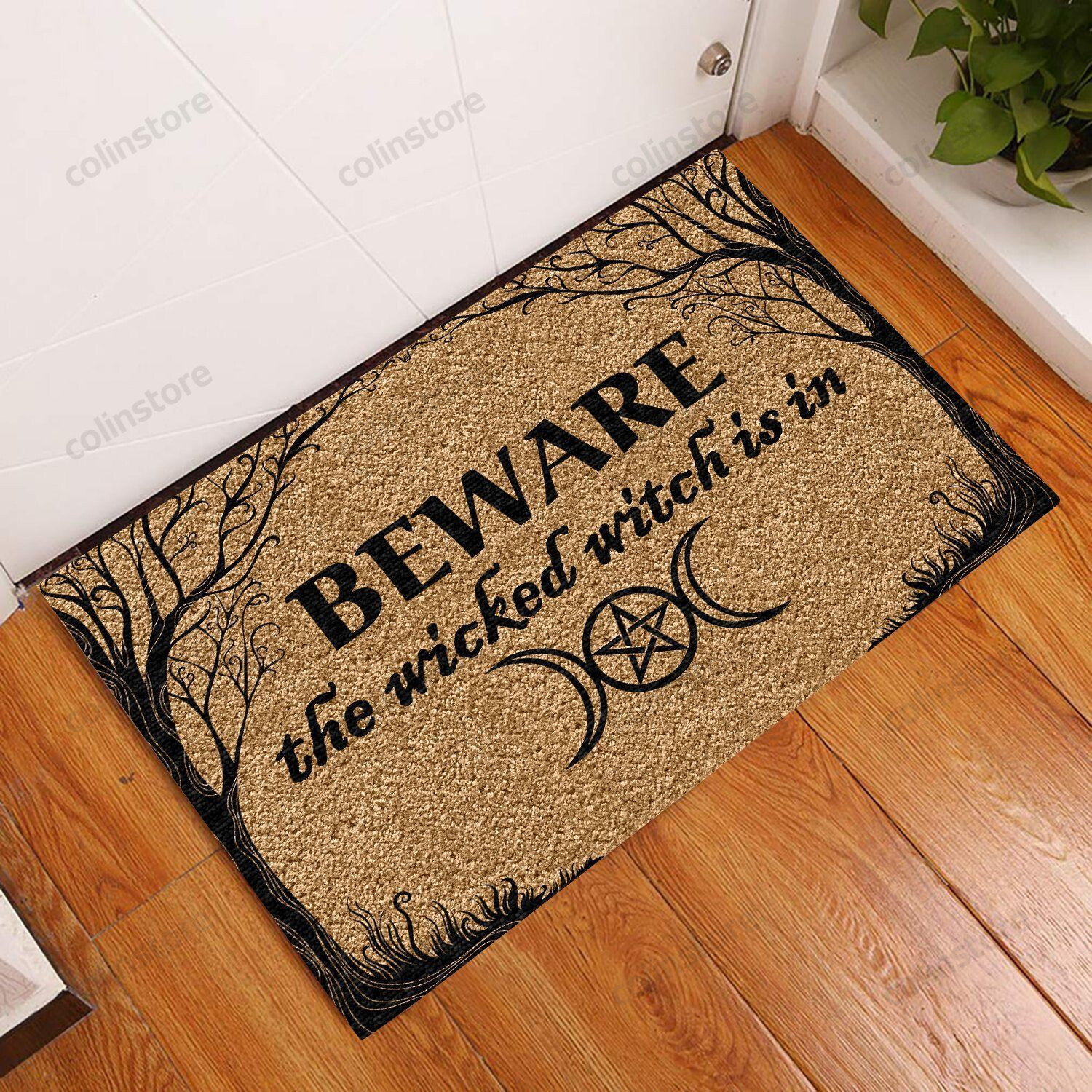 The Wicked Witch Is In Doormat Welcome Mat