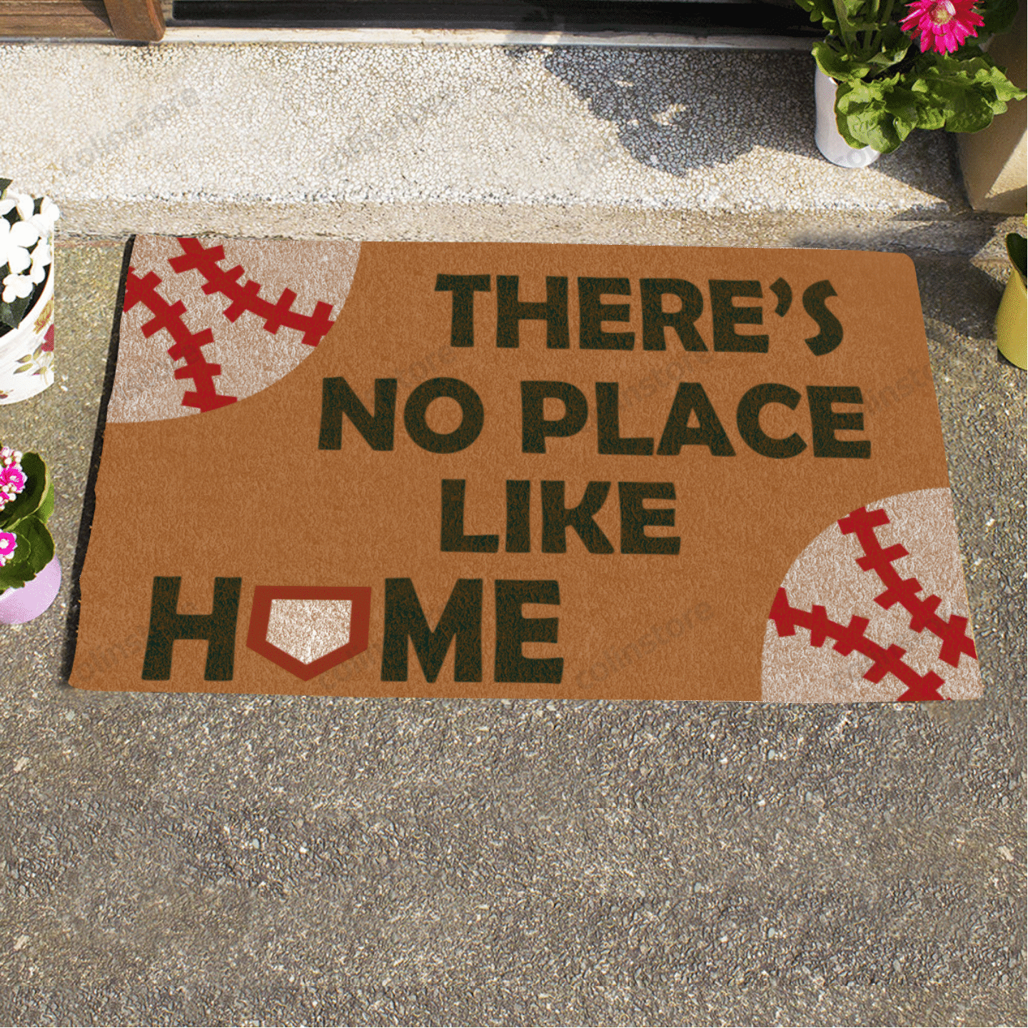 Theres No Place Like Home Funny Outdoor Indoor Wellcome Doormat