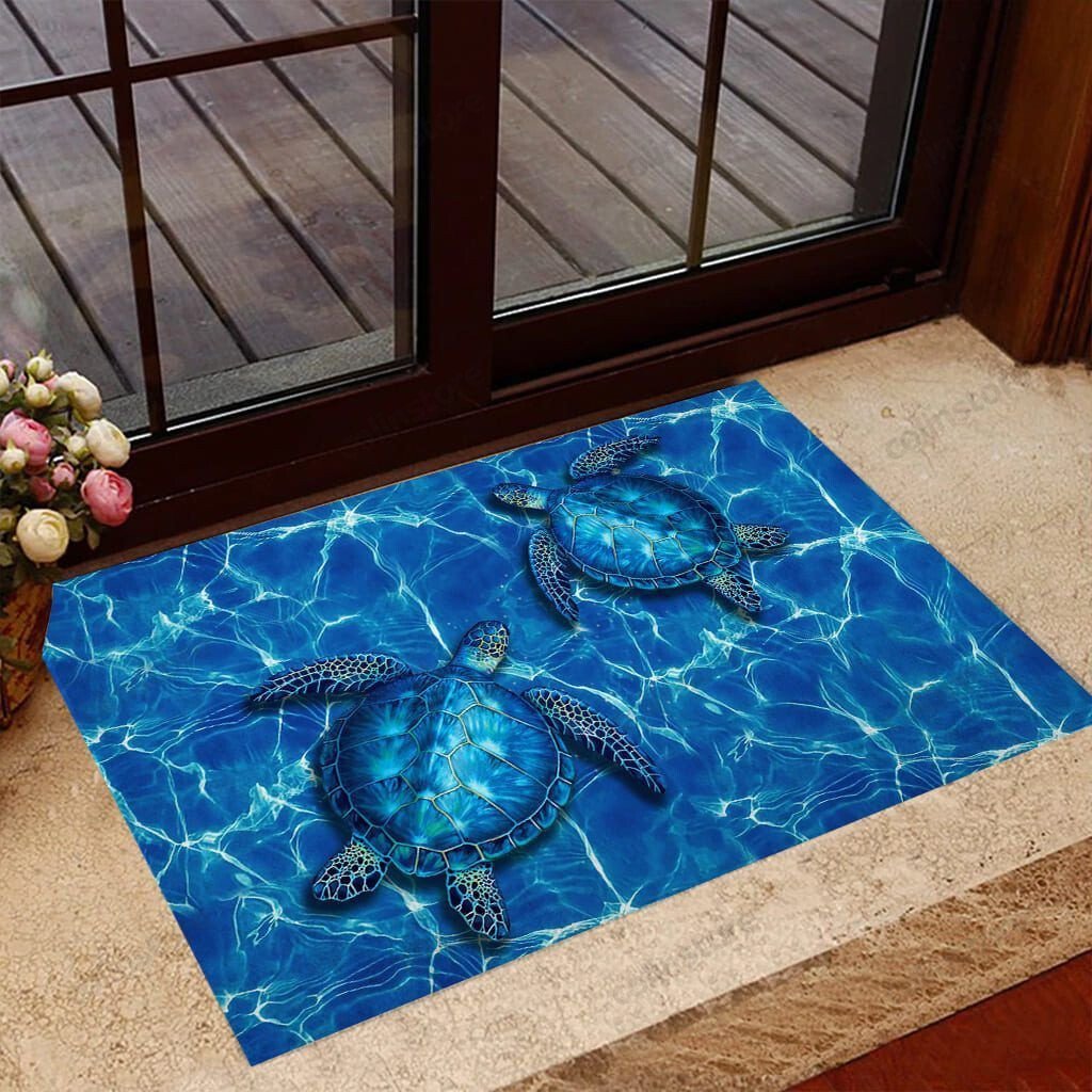 Turtles Ocean Doormat Welcome Mat