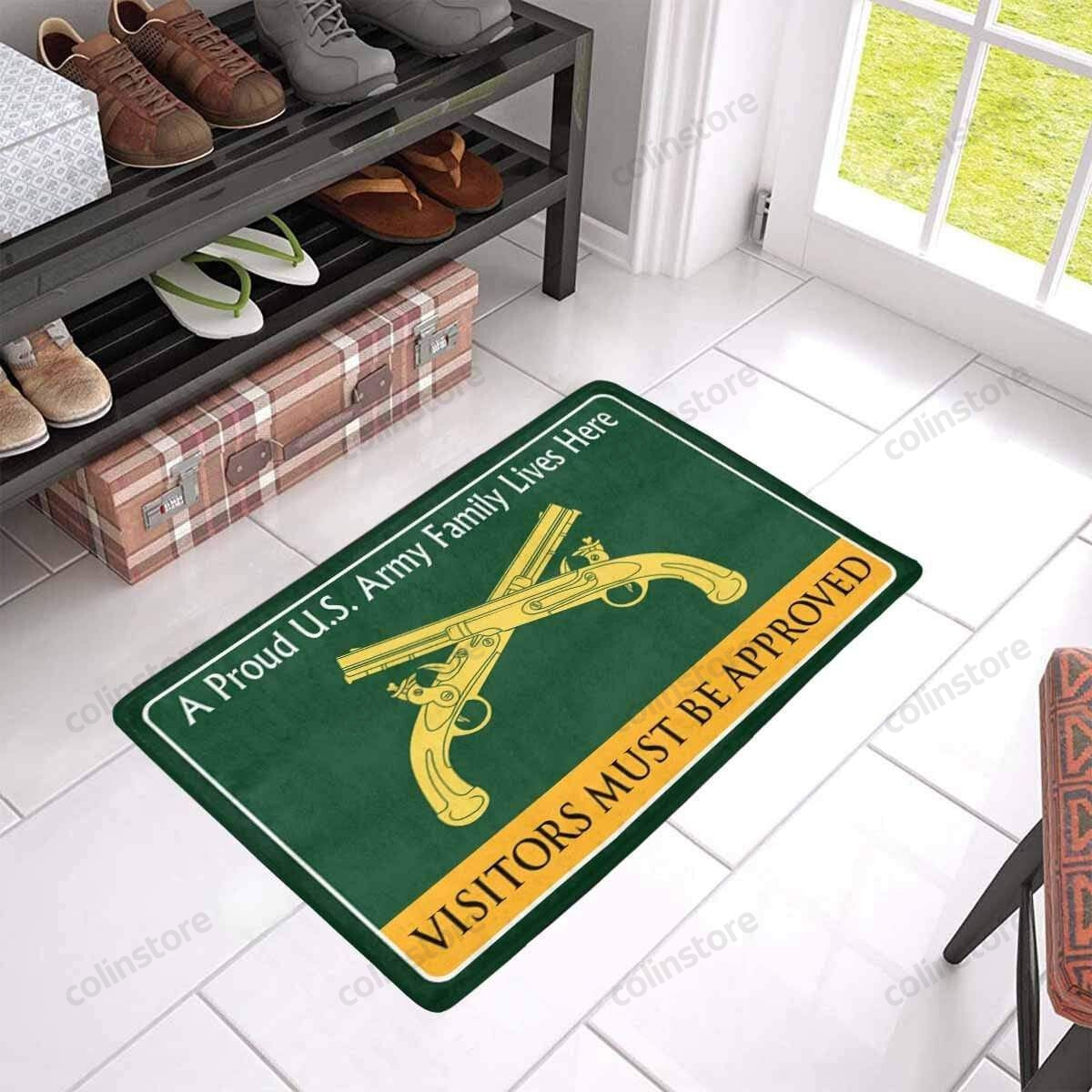 Us Army Military Police Corps Family Doormat Welcome Mat