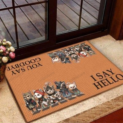 Warrior Cats Funny Outdoor Indoor Wellcome Doormat