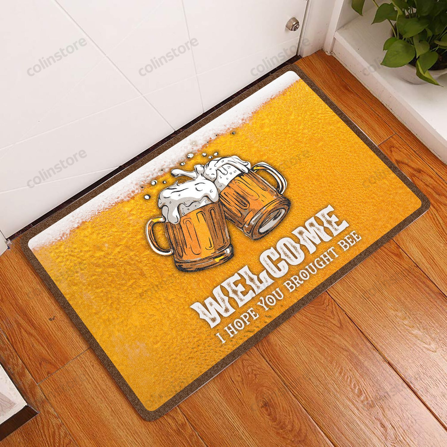 Welcome Amazing Beer Doormat Welcome Mat