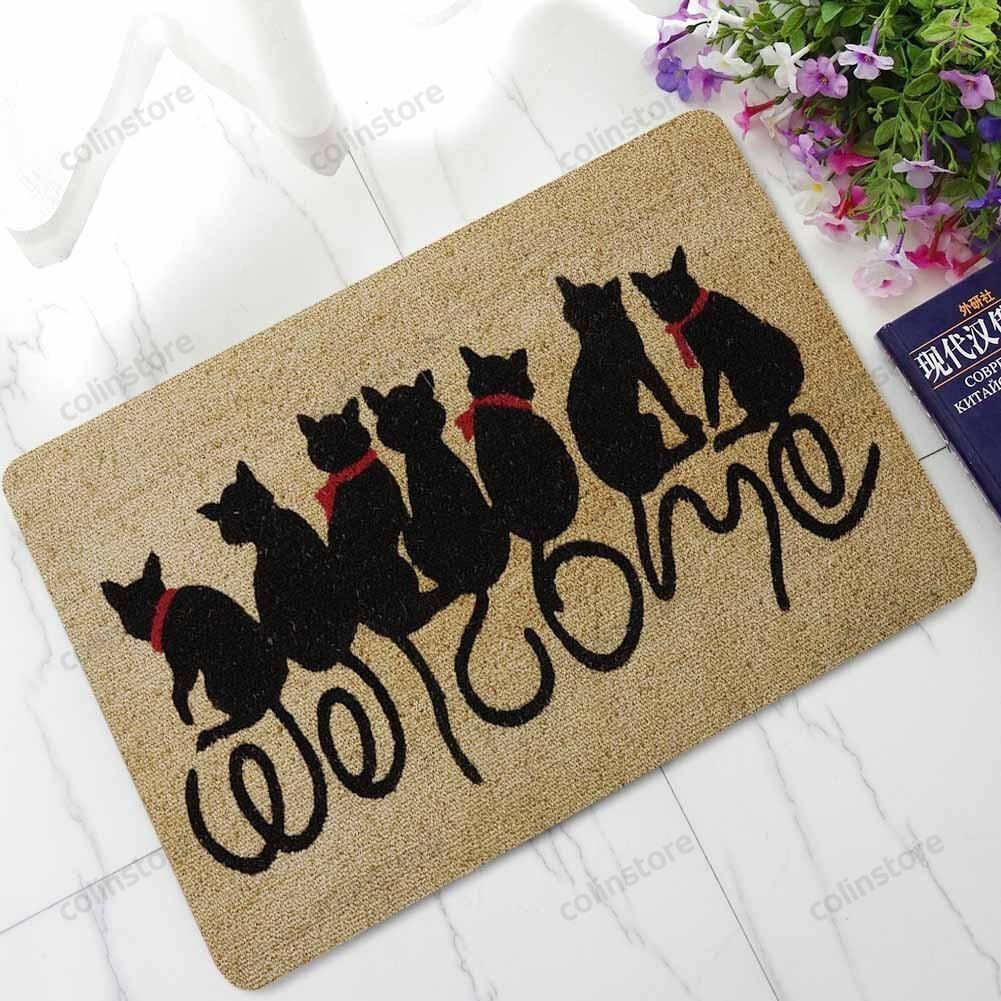 Welcome Cat Doormat Welcome Mat