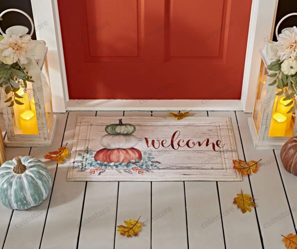 Welcome Fall Doormat Welcome Mat