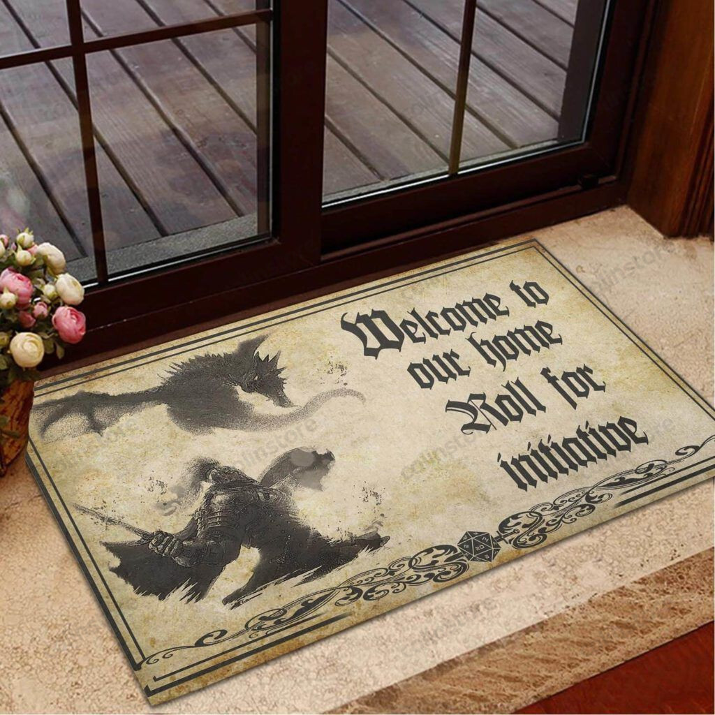 Wellcome To Our Home Tabletop Rpg Doormat Welcome Mat