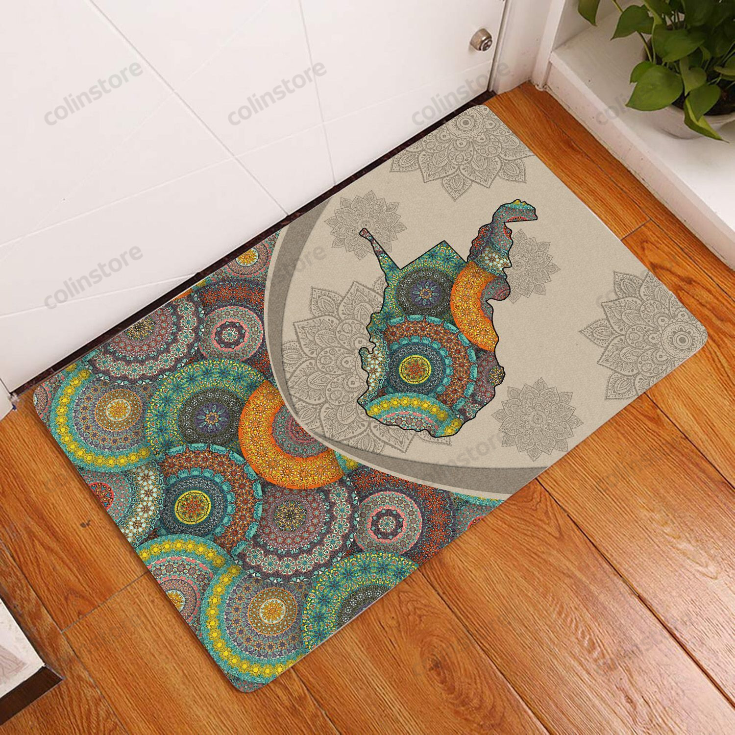 West Virginia Mandala Doormat Welcome Mat