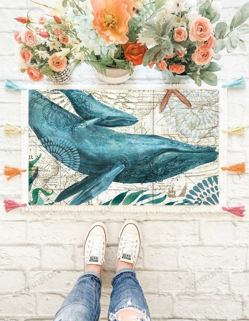 Whale - Doormat Welcome Mat