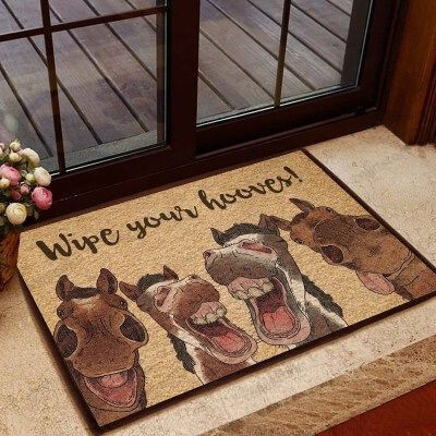 Wipe Your Hoover Funny Outdoor Indoor Wellcome Doormat