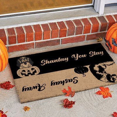 Yorkshire Terrier Dog Stay Funny Outdoor Indoor Wellcome Doormat