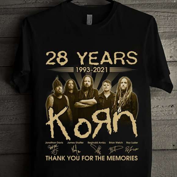 28 Years Korn Signature T-shirt