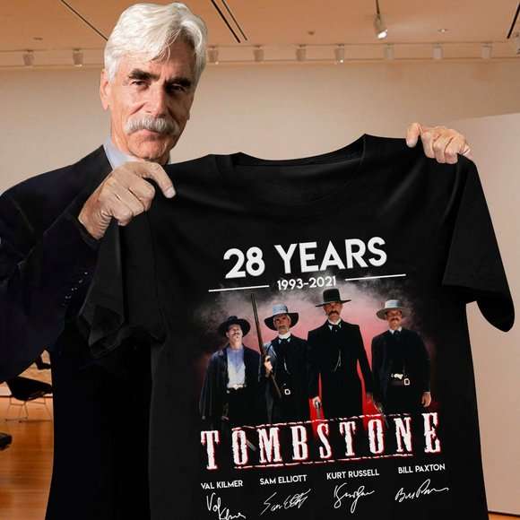 28 Years Tombstone Signature T-shirt