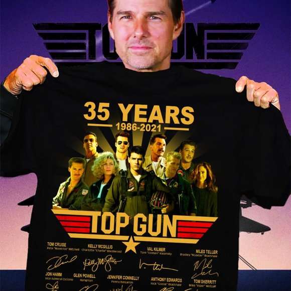 35 Years Top Gun Fan T-shirt