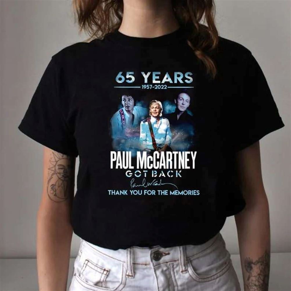 65th Paul Mccartney Got Back T-shirt