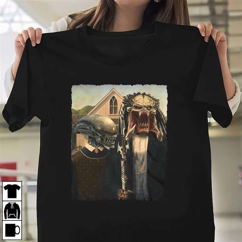 American Gothic Alien T-shirt