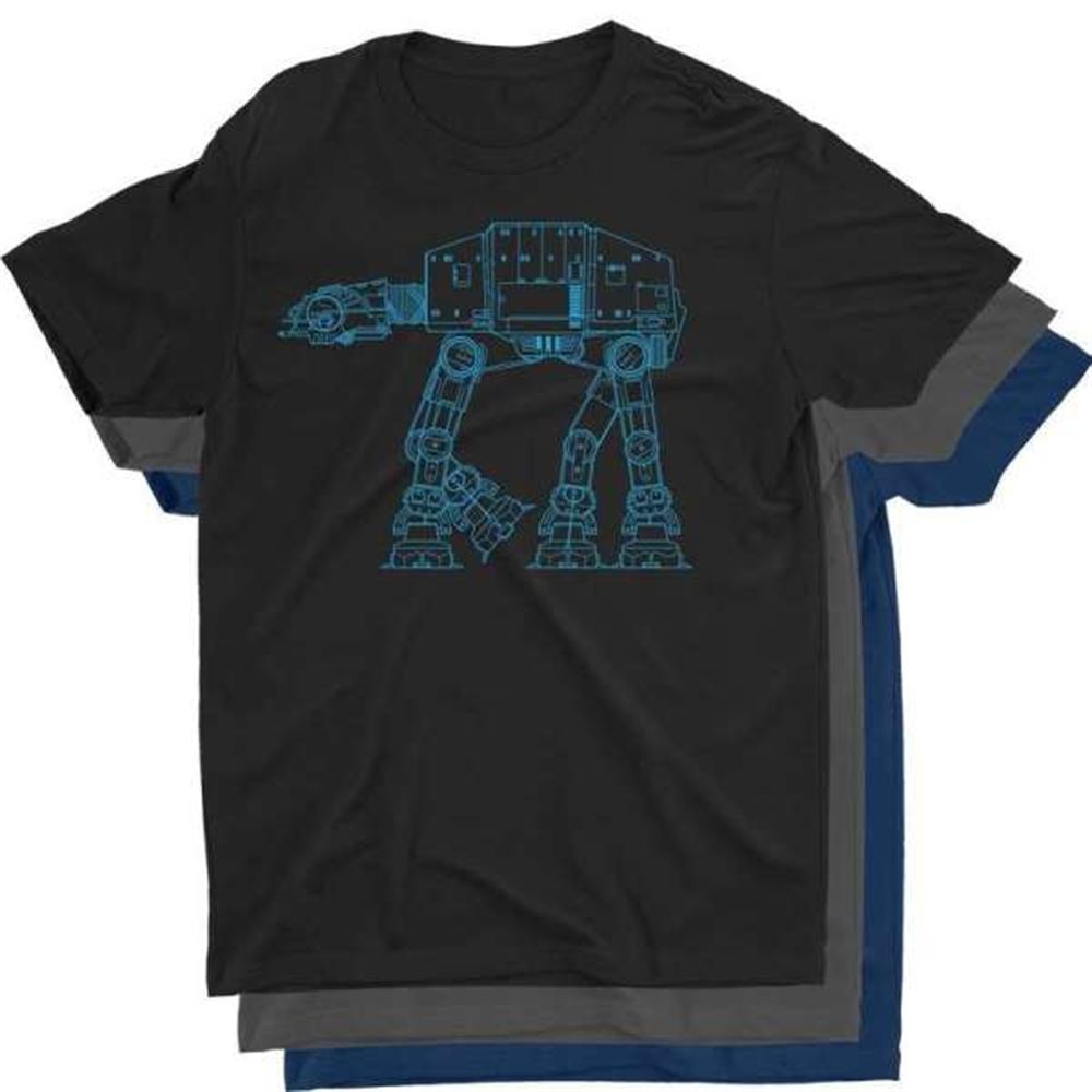 At At Blueprint Star Wars T Shirt Merch