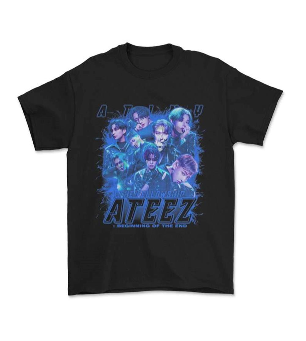 Ateez The Fellowship Tour 2022 Kpop T-shirt