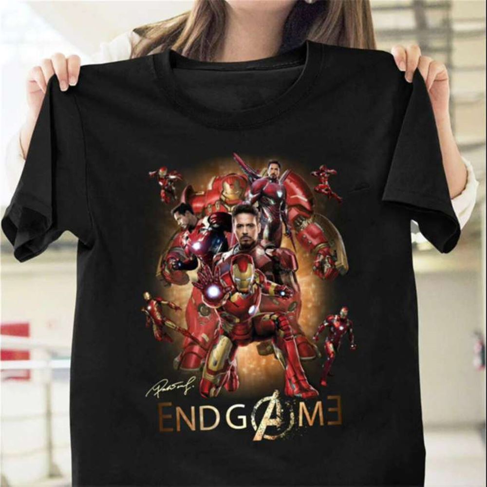 Avengers Endgame Iron Man Robert Downey T-shirt