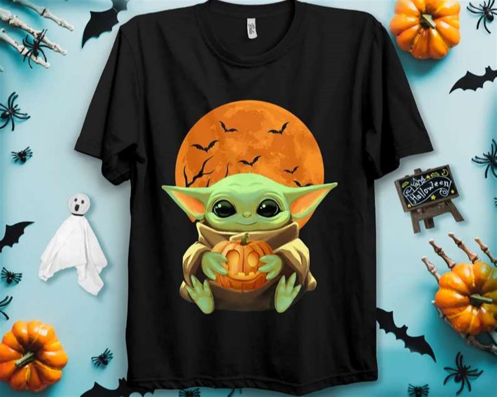 Baby Yoda Halloween Pumpkin Star Wars T-shirt