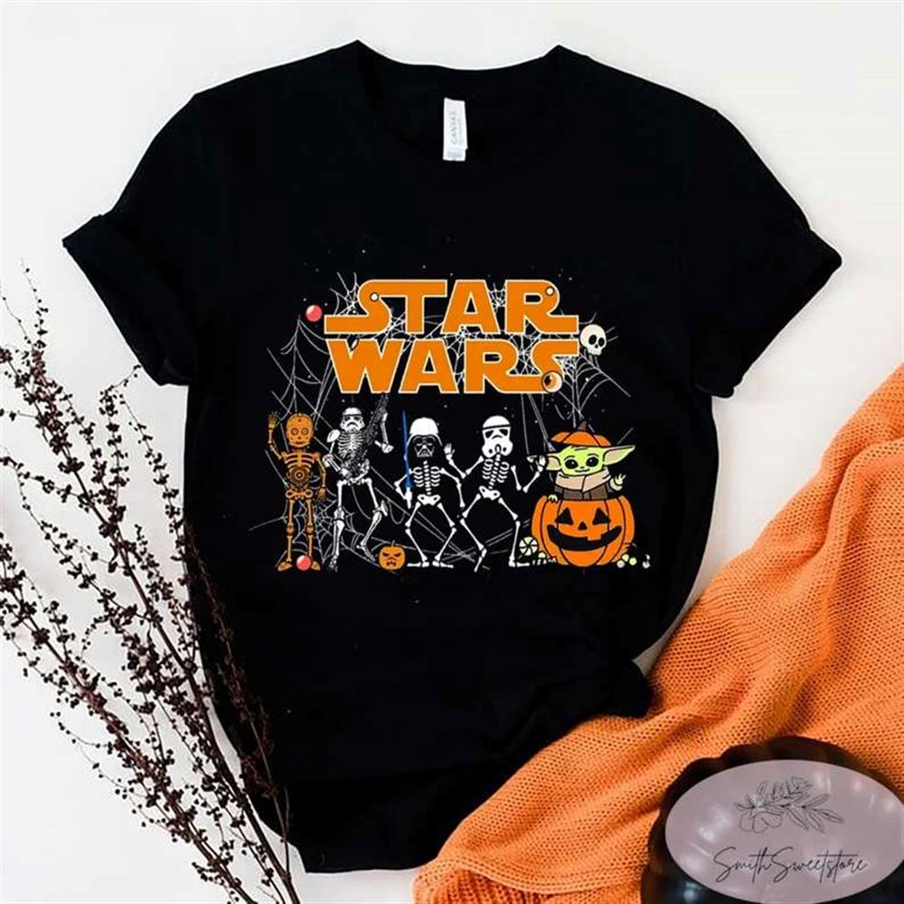 Baby Yoda Star Wars Characters Halloween Unisex T-shirt