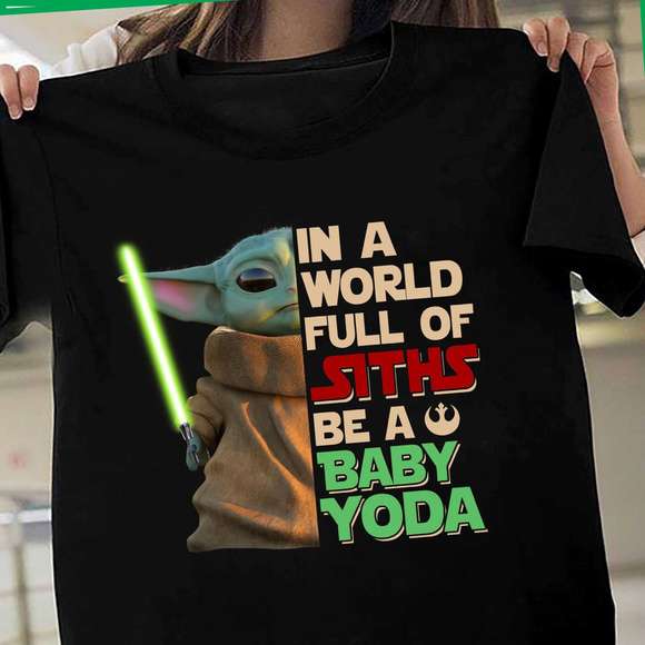 Baby Yoda Star Wars Cotton T-shirt