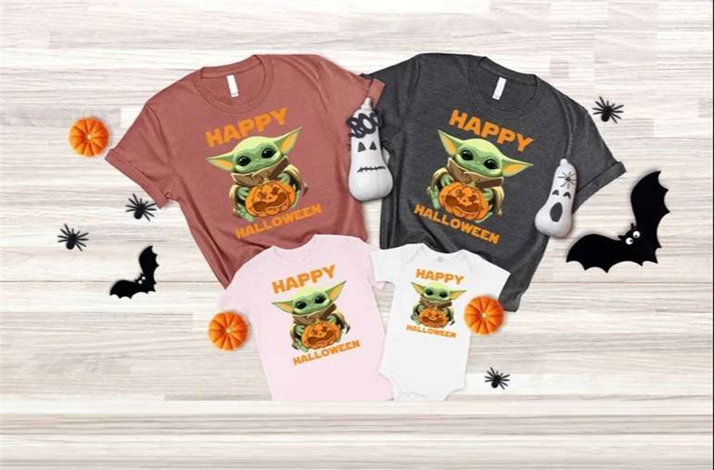 Baby Yoda Star Wars Halloween Pumpkin Unisex T-shirt