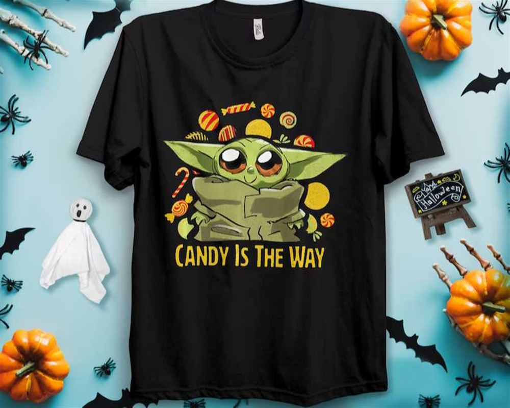 Baby Yoda The Mandalorian Halloween Star Wars Candy T-shirt