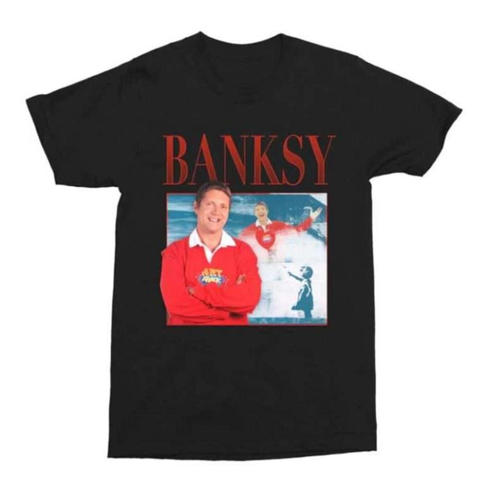 Banksy Neil Buchanan Art Attack Unisex T-shirt