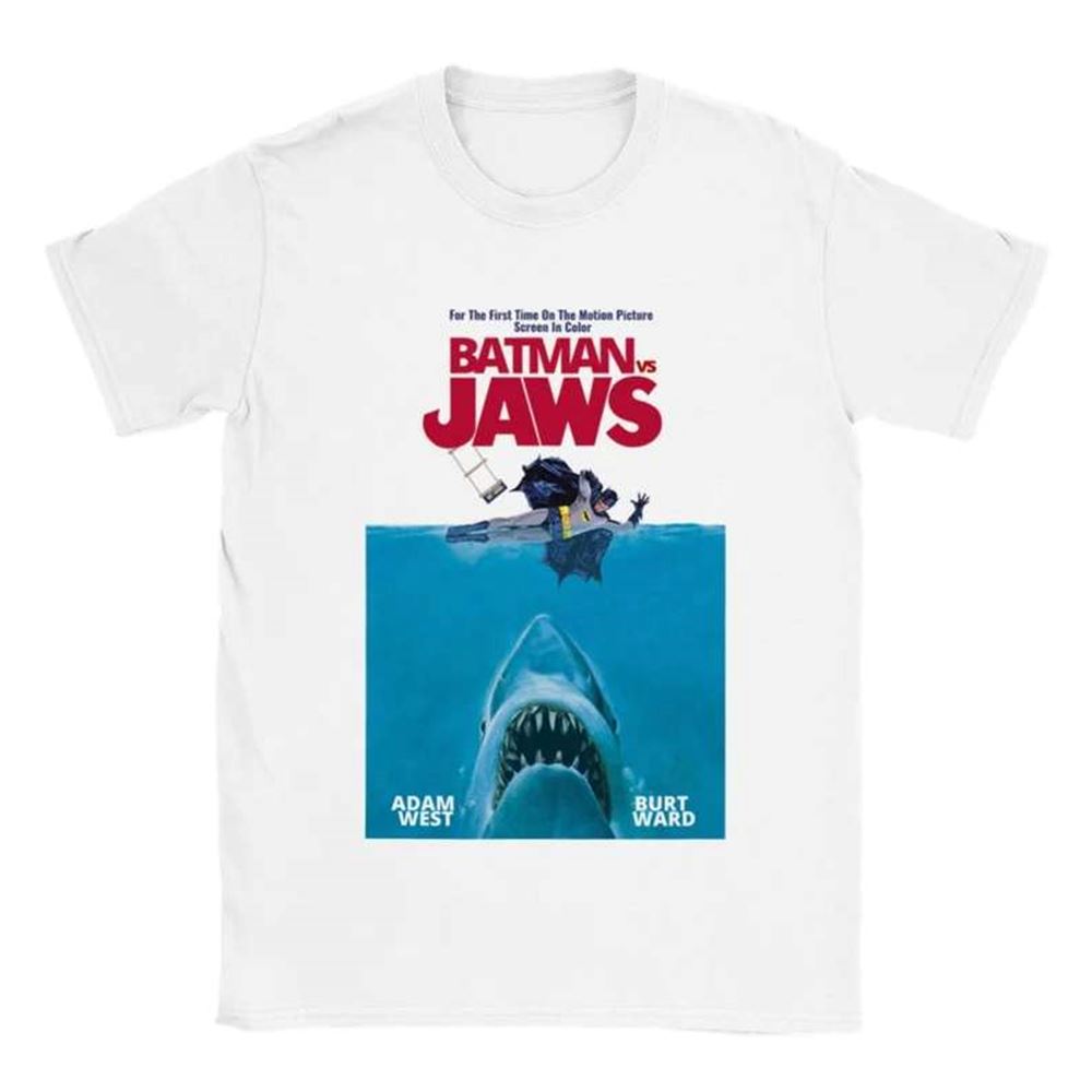 Batman Vs Jaws T Shirt Movie