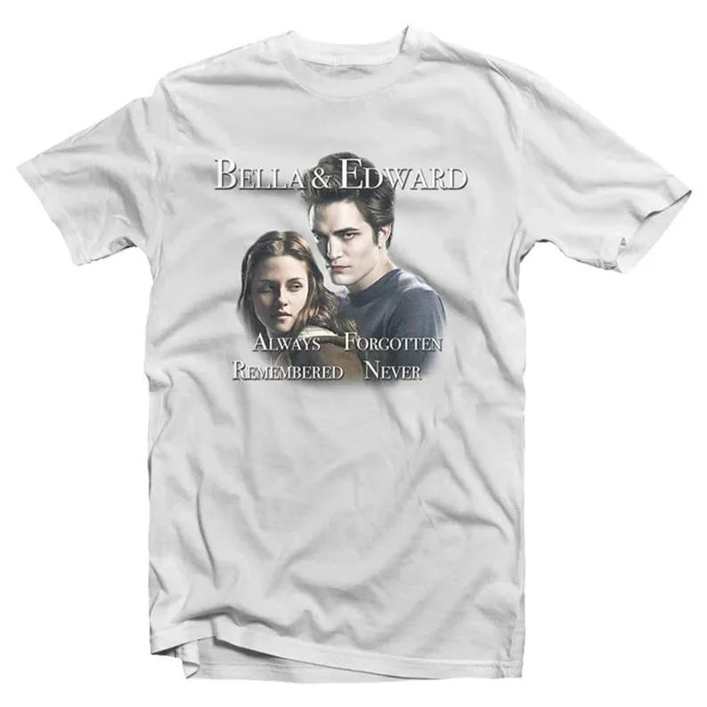 Bella And Edward Always Forgotten Remembered Never T-shirt