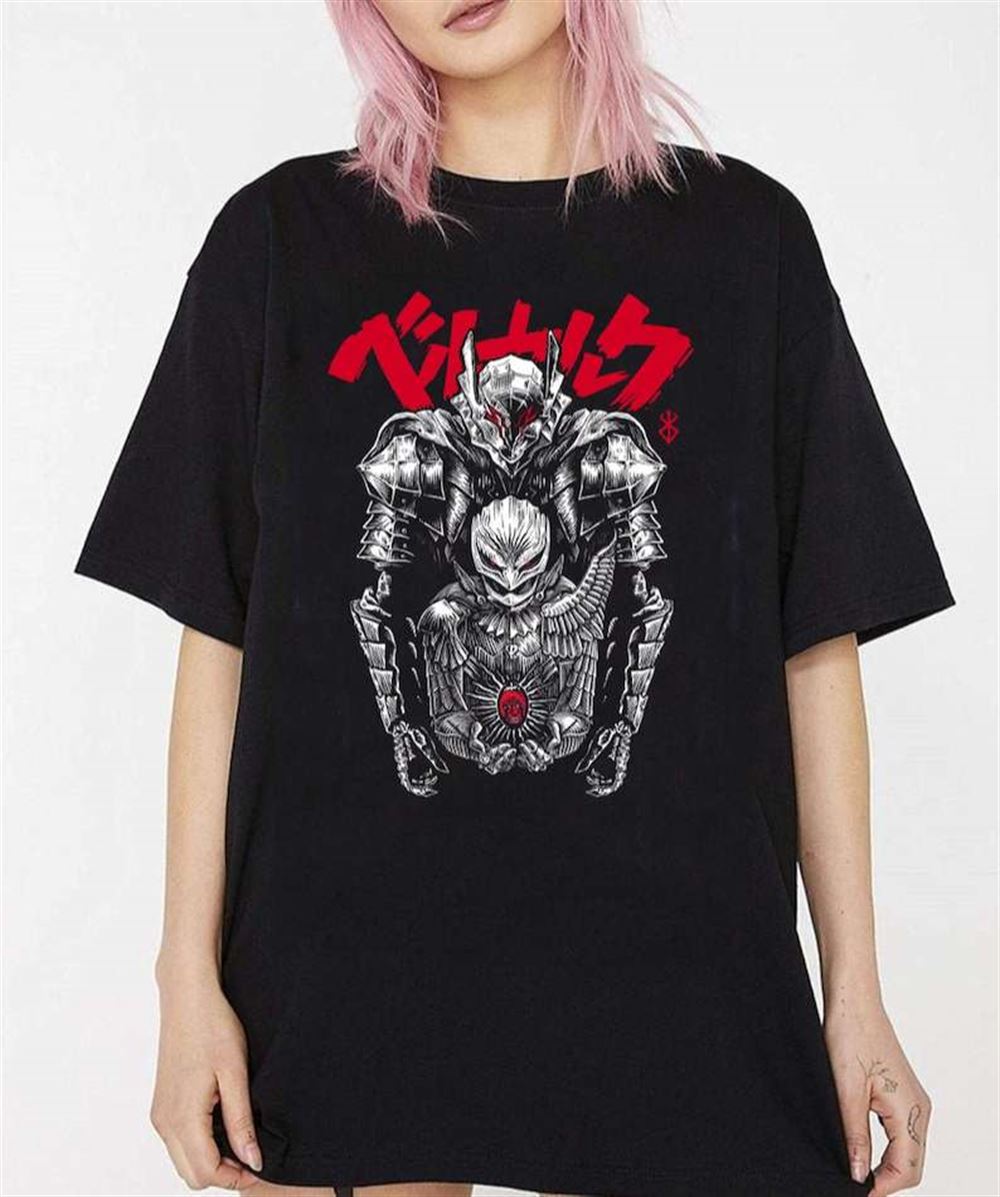 Berserk Swordsman And The Hawk T-shirt