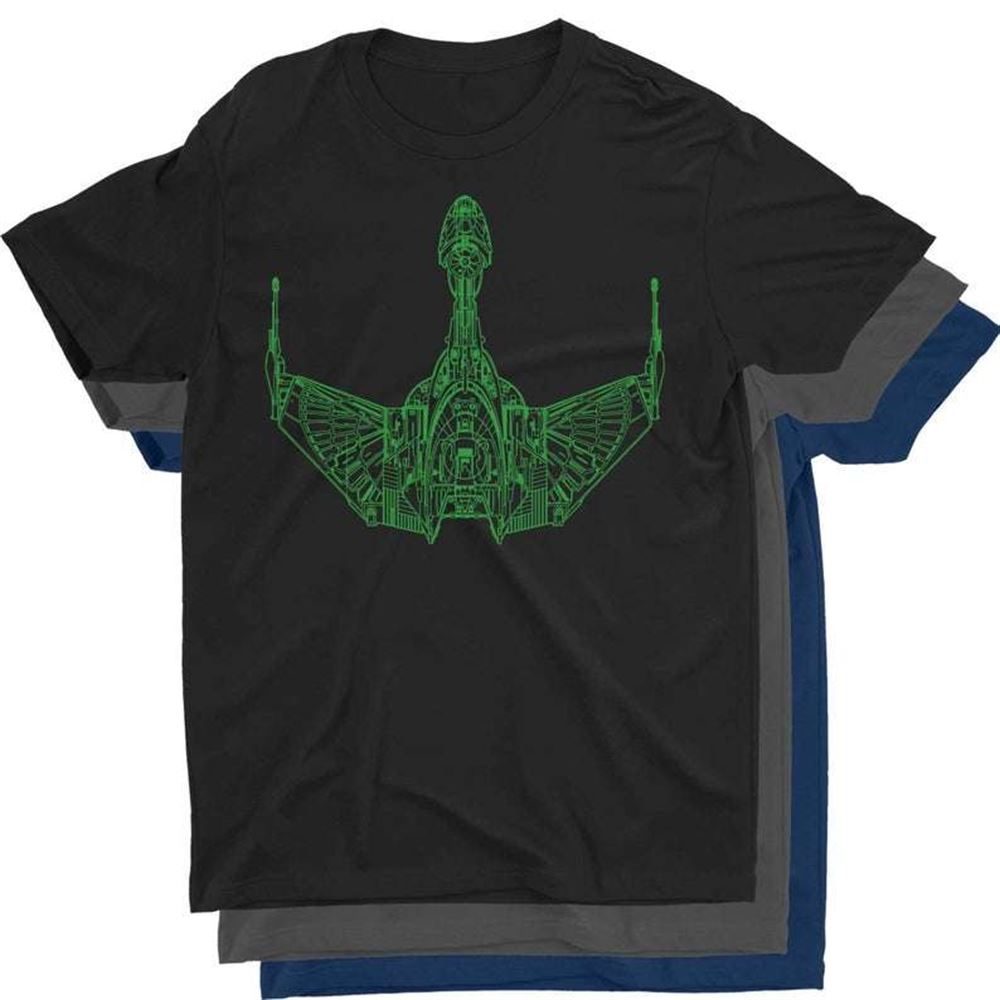 Bird Of Prey Klingon Blueprint Star Trek T Shirt