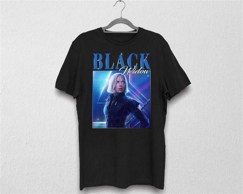 Black Widow T Shirt Superhero Marvel