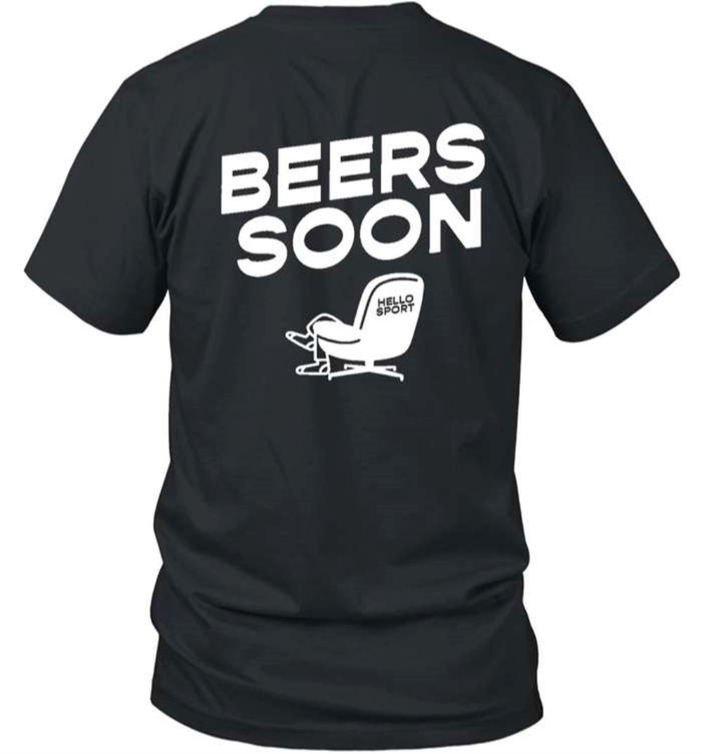 Bloke X Hello Sport Beers Soon White T-shirt