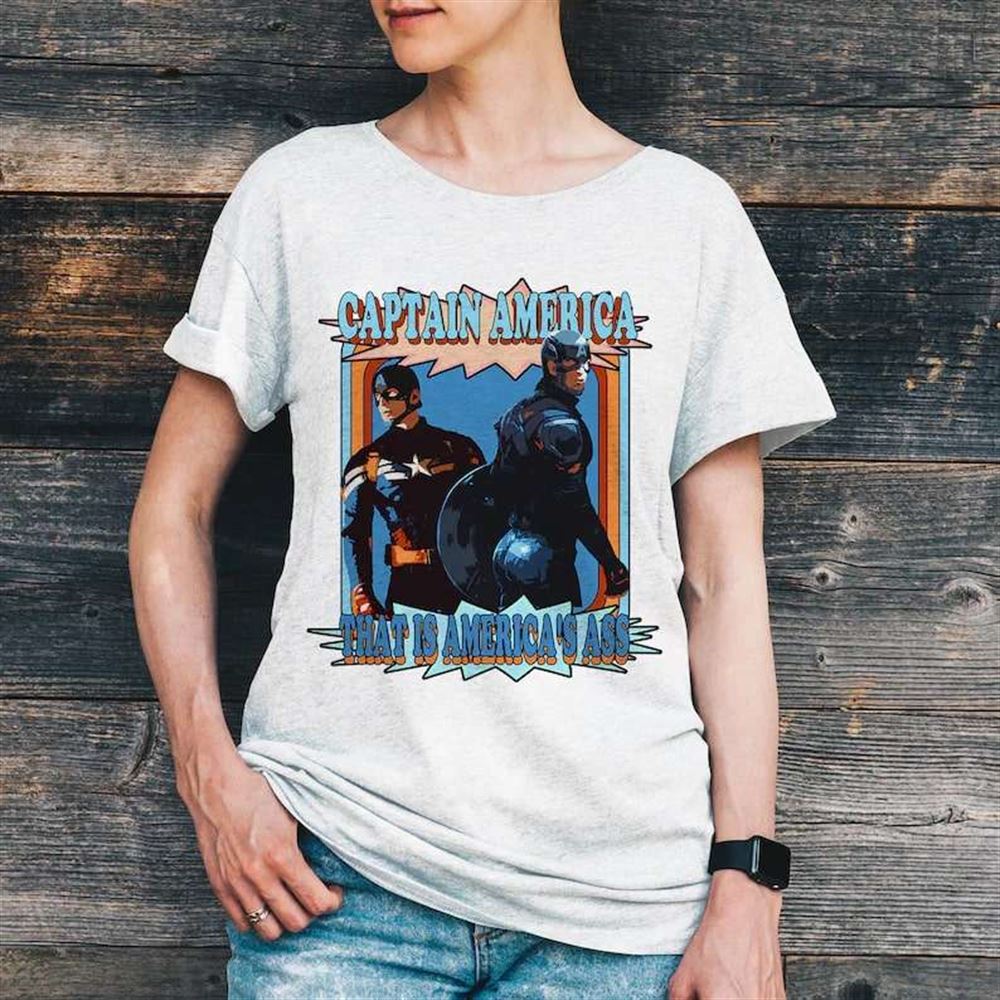 Captain America Vintage Retro Style Unisex T-shirt