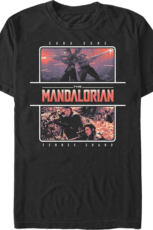 Cara Dune And Fennec Shand The Mandalorian Star Wars Classic Unisex T Shirt