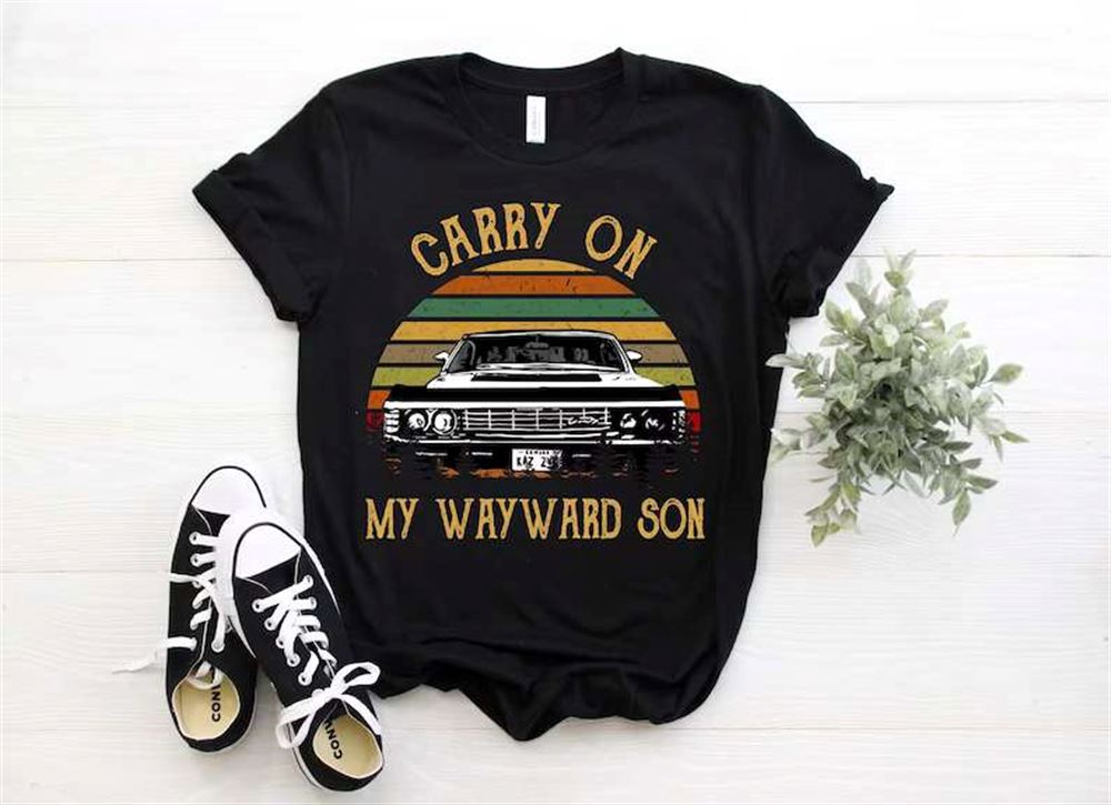 Carry On My Wayward Son T Shirt Dean Sam Winchester