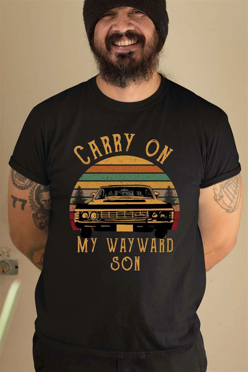 Carry On My Wayward Son Vintage Supernatural Show T-shirt