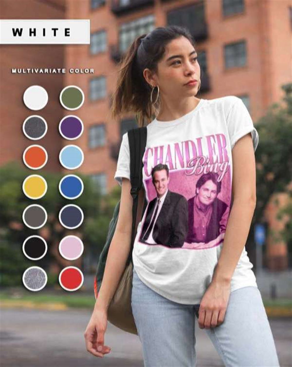 Chandler Bing Friends Movie Graphic T Shirt