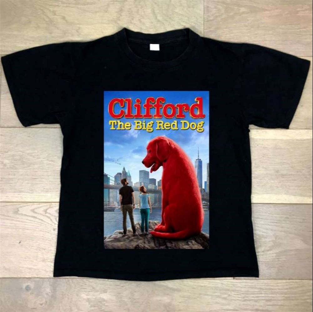 Clifford The Big Red Dog Black Men T-shirt