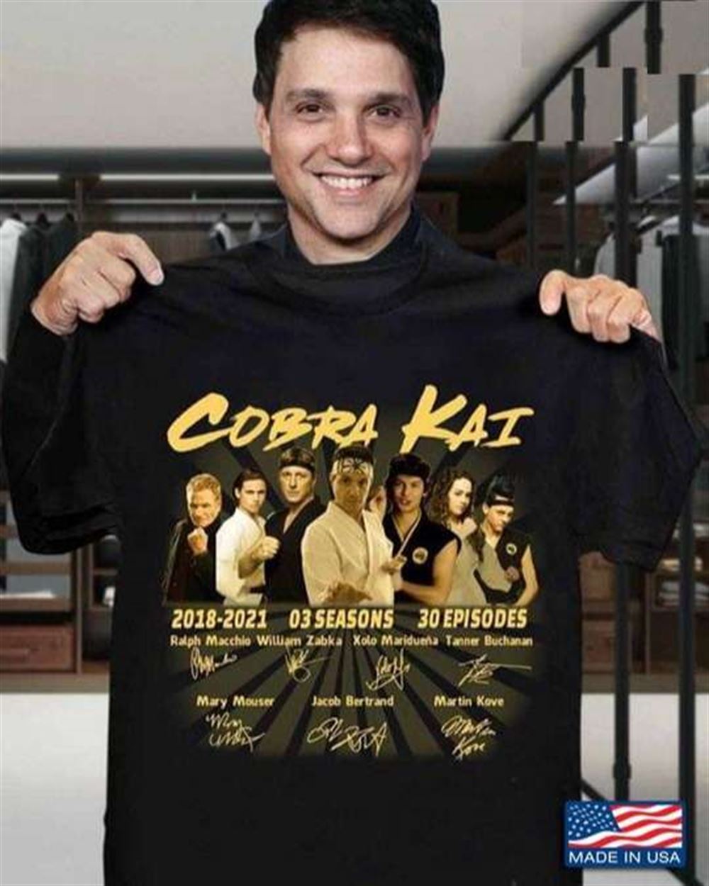 Cobra Kai 2018-2021 Signatures Classic Unisex T Shirt