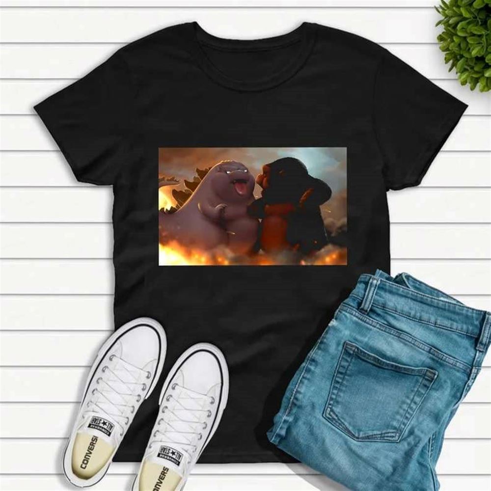 Cute King Kong Vs Godzilla T-shirt