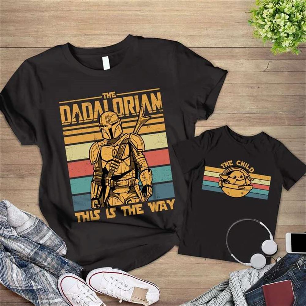 Dadalorian And Son Star Wars Dad Unisex T-shirt