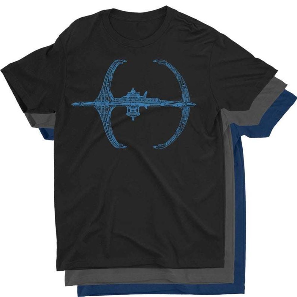 Deep Space 9 Blueprint Star Trek T Shirt