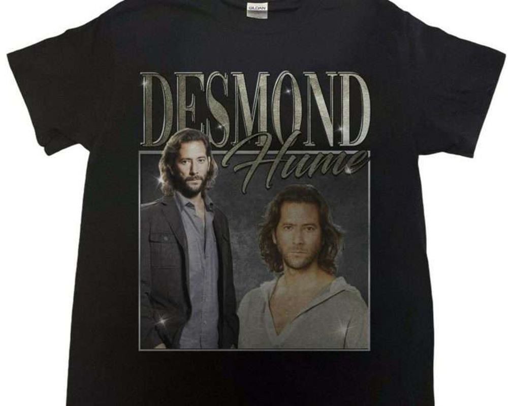 Desmond Hume Lost Henry Ian Cusick Vintage Unisex T-shirt