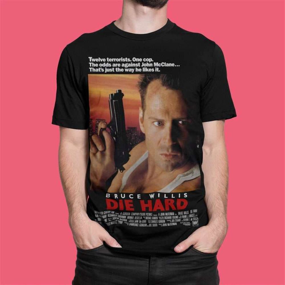 Die Hard Poster Custom T-shirt