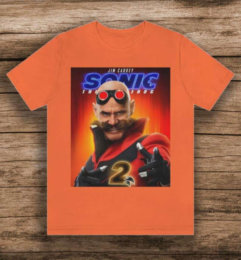 Doctor Robotnik Sonic 2 Movie T-shirt