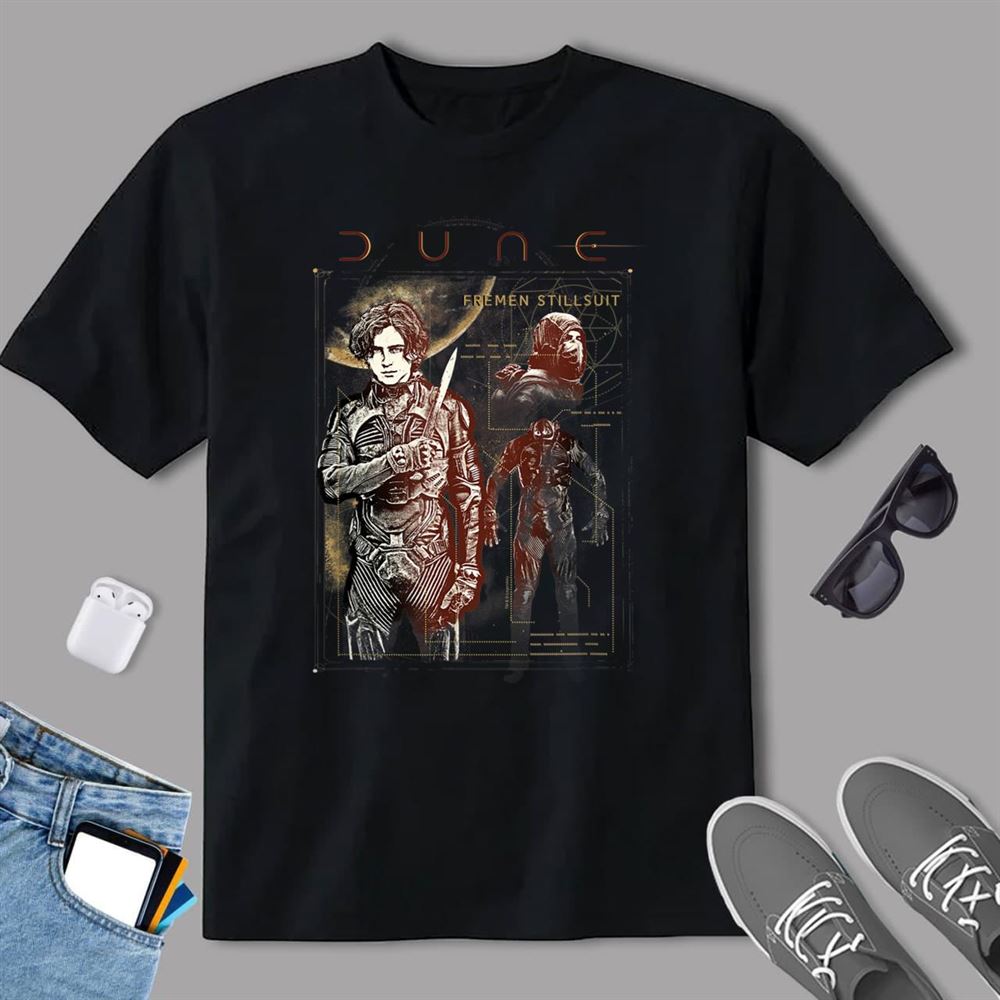 Dune Paul Atreides Schimatic Poster T-shirt