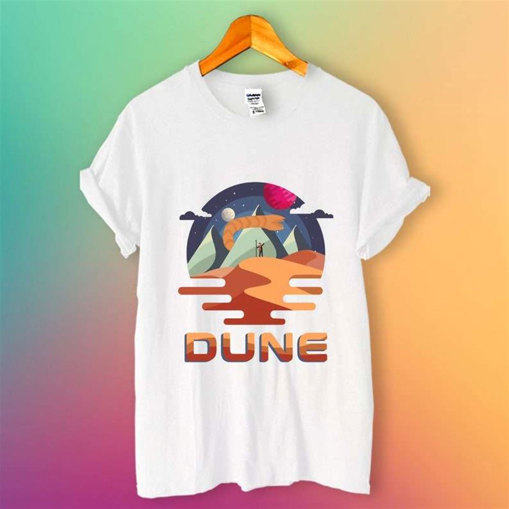 Dune Poster Minimalist Movie Vintage T-shirt