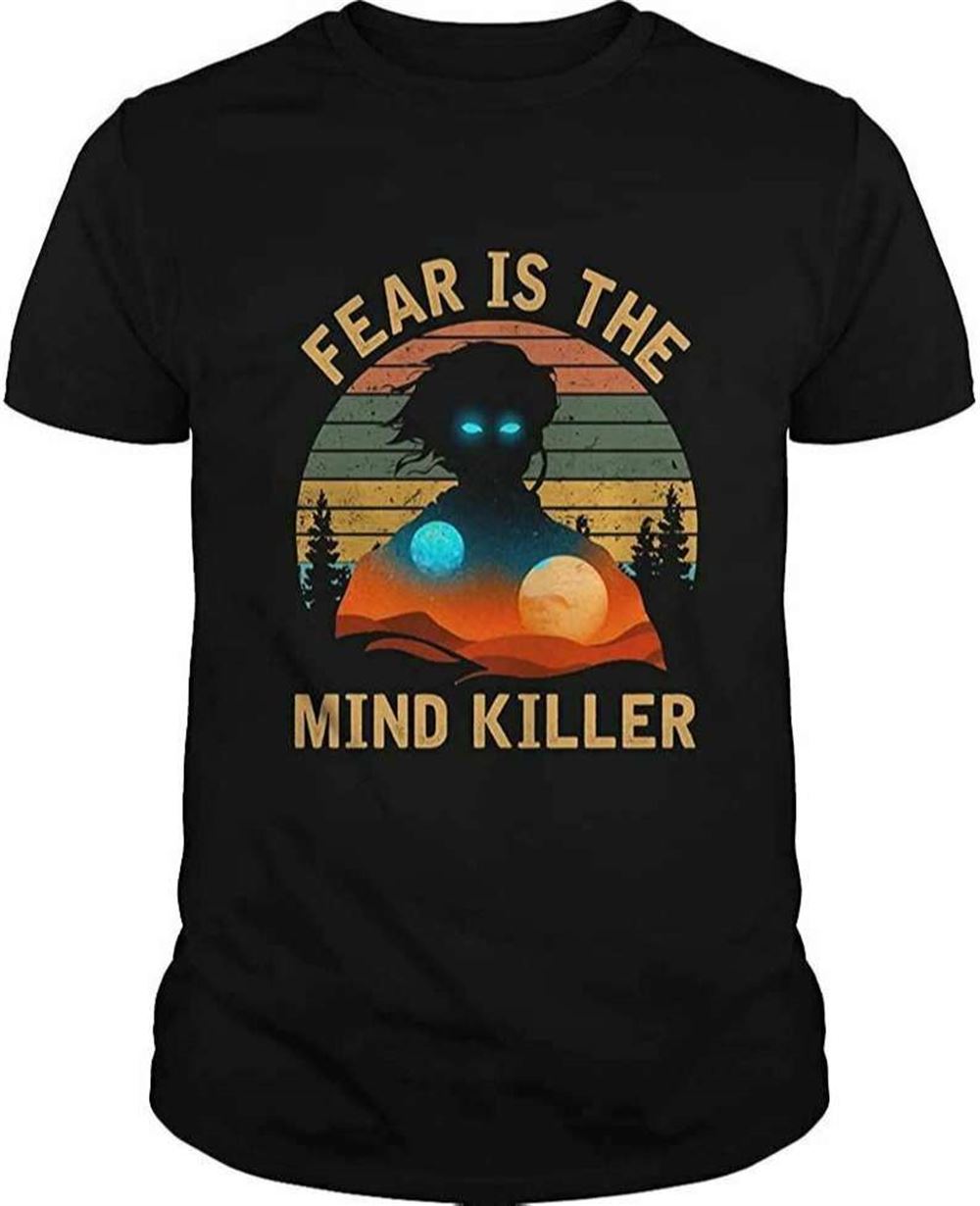 Dune Tshirt Paul Atreides Funny Fear Is The Mind Killer Classic Unisex T-shirt